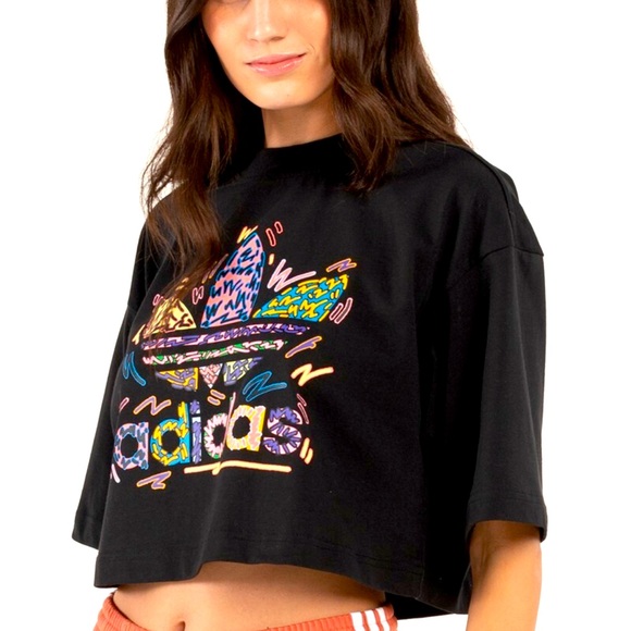 adidas Tops - ADIDAS x KRIS ANDREWS LOVE UNITES CROP TOP MEDIUM